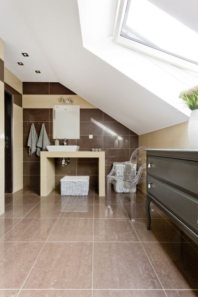 Attic Bathroom Installation in Waxhaw